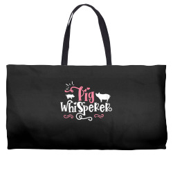pig whisperer   cute farmer gift t shirt Weekender Totes | Artistshot