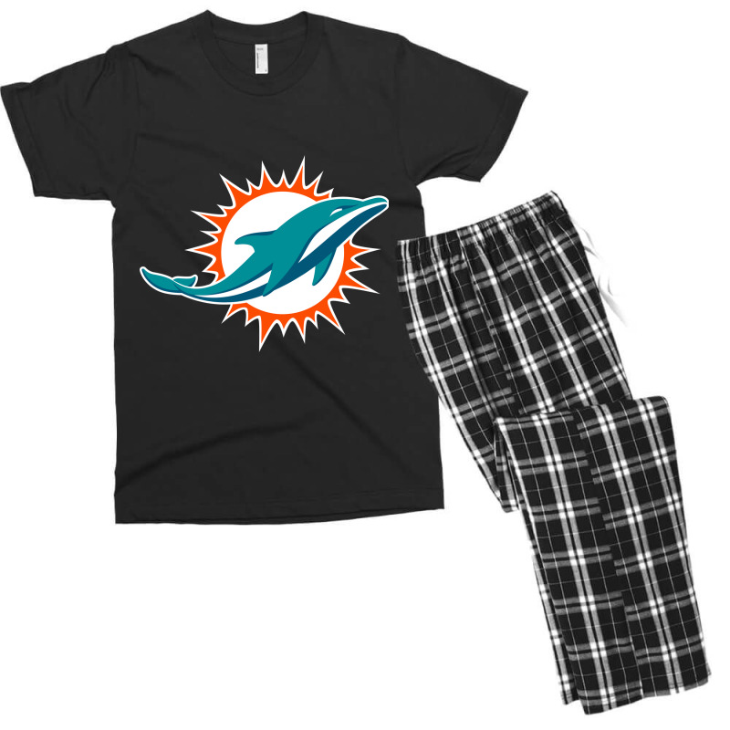 The-miami-dolphins-pen Men's T-shirt Pajama Set | Artistshot