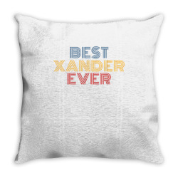 best xander ever funny personalized name t shirt Throw Pillow | Artistshot
