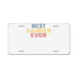 best xander ever funny personalized name t shirt License Plate | Artistshot