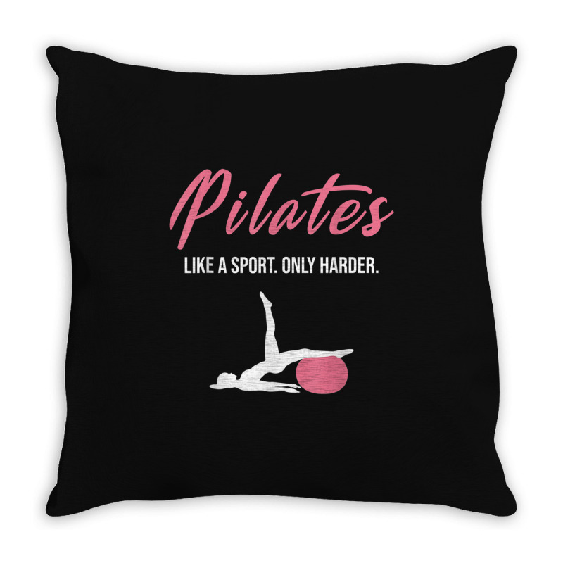 Funny Pilates For Pilates Lovers Coaches & Trainers Throw Pillow | Artistshot