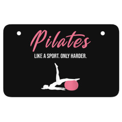 Funny Pilates for Pilates Lovers Coaches & Trainers ATV License Plate | Artistshot