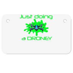 drone quadcopter drones just doing a droney uav tank top Motorcycle License Plate | Artistshot
