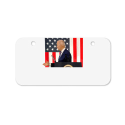 biden shake hands with the air tank top Bicycle License Plate | Artistshot