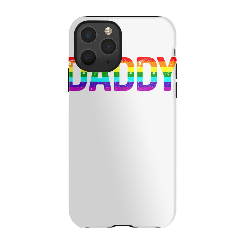 Daddy, Gay Daddy Bear, Retro Lgbt Rainbow, Lgbtq Pride T Shirt Iphone 11 Pro Case | Artistshot