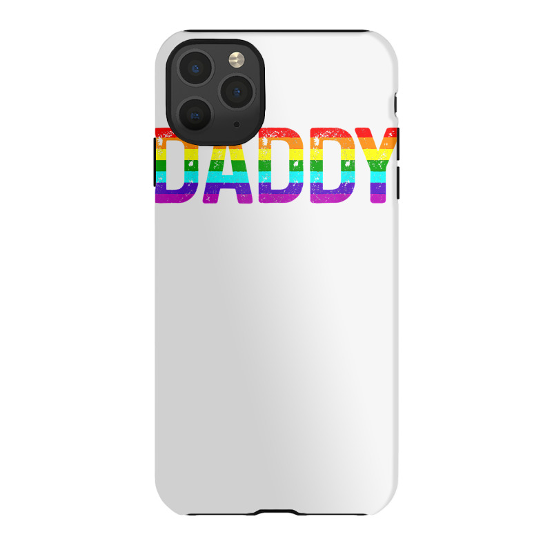 Daddy, Gay Daddy Bear, Retro Lgbt Rainbow, Lgbtq Pride T Shirt Iphone 11 Pro Max Case | Artistshot