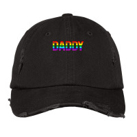 Daddy, Gay Daddy Bear, Retro Lgbt Rainbow, Lgbtq Pride T Shirt Vintage Cap | Artistshot