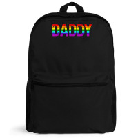 Daddy, Gay Daddy Bear, Retro Lgbt Rainbow, Lgbtq Pride T Shirt Backpack | Artistshot