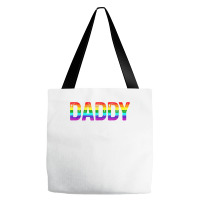 Daddy, Gay Daddy Bear, Retro Lgbt Rainbow, Lgbtq Pride T Shirt Tote Bags | Artistshot