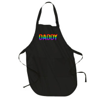 Daddy, Gay Daddy Bear, Retro Lgbt Rainbow, Lgbtq Pride T Shirt Full-length Apron | Artistshot
