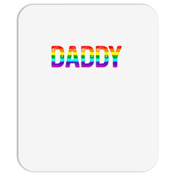 daddy, gay daddy bear, retro lgbt rainbow, lgbtq pride t shirt Mousepad | Artistshot