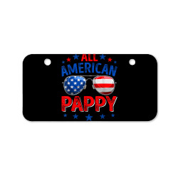 mens retro all american pappy american flag patriotic t shirt Bicycle License Plate | Artistshot