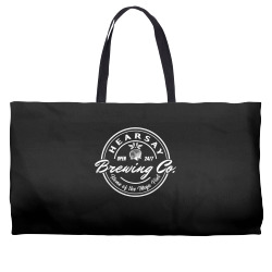 hearsay brewing co home of the mega pint that’s hearsay t shirt Weekender Totes | Artistshot