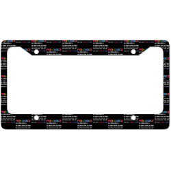pro choice definition feminist rights my body my choice t shirt License Plate Frame | Artistshot