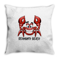 Rehoboth Beach Delaware Family Vacation Group Trip Crab T Shirt Throw Pillow | Artistshot