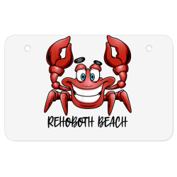 rehoboth beach delaware family vacation group trip crab t shirt ATV License Plate | Artistshot