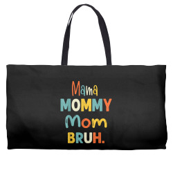 mama mommy mom bruh shirt funny mothers day gifts for mom t shirt Weekender Totes | Artistshot