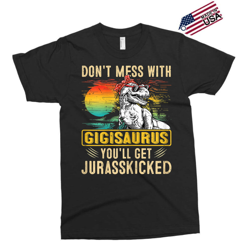 Womens Fun Women Retro Gigisaurus Dinosaur T Rex Mothers Day T Shirt Exclusive T-shirt | Artistshot