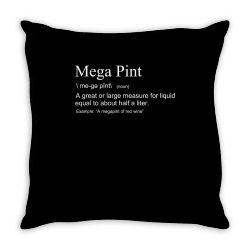 funny megapint definition shirt t shirt Throw Pillow | Artistshot