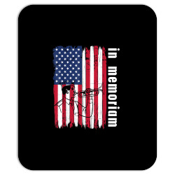 decoration day american flag in memoriam t shirt Mousepad | Artistshot