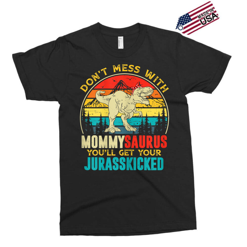 Womens Fun Women Retro Mommysaurus Dinosaur T Rex Mothers Day T Shirt Exclusive T-shirt | Artistshot
