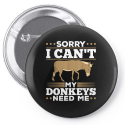 farming donkey lover farm animal lover farmer funny donkey t shirt Pin-back button | Artistshot