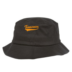 tennessee   tn   throwback distressed design   classic t shirt Bucket Hat | Artistshot