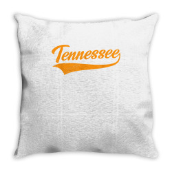 tennessee   tn   throwback distressed design   classic t shirt Throw Pillow | Artistshot