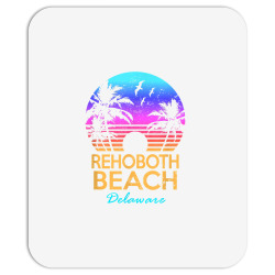 rehoboth beach delaware retro sunset summer vibe aesthetic t shirt Mousepad | Artistshot