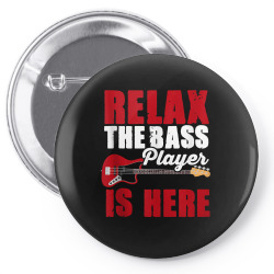 funny bass guitar lover bassist women and men bass player tank top Pin-back button | Artistshot