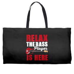 funny bass guitar lover bassist women and men bass player tank top Weekender Totes | Artistshot