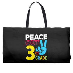 peace out 3rd grade last day of school teacher girl boy t shirt Weekender Totes | Artistshot