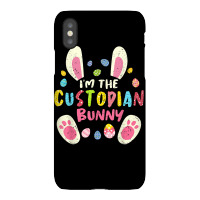 Custodian Easter Matching Family Party Bunny Face Costume T Shirt Iphonex Case | Artistshot