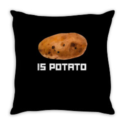 is potato t shirt Throw Pillow | Artistshot