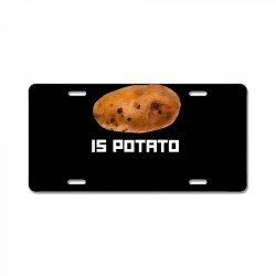 is potato t shirt License Plate | Artistshot
