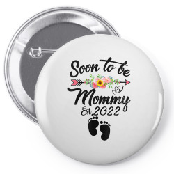soon to be mommy 2022 mother's day first time mom pregnancy t shirt Pin-back button | Artistshot