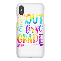 Peace Out First 1st Grade Happy Last Day Of School Tie Dye T Shirt Iphonex Case | Artistshot