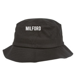 milford t shirt cool connecticut ct fan funny cheap gift tee Bucket Hat | Artistshot