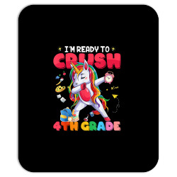 i'm ready to crush 4th grade cute unicorn back to school t shirt Mousepad | Artistshot