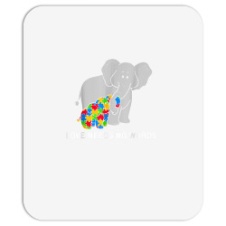 love needs no words shirt cute elephant autism awareness day t shirt Mousepad | Artistshot