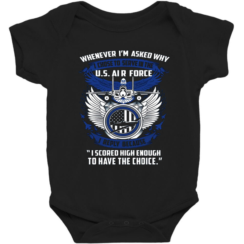 I Choise Us Air Force Baby Bodysuit by hoainv | Artistshot