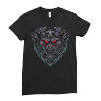 Wolf Mecha Ladies Fitted T-shirt | Artistshot