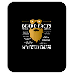 beard facts funny beard gift t shirt Mousepad | Artistshot