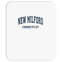 new milford connecticut ct vintage varsity sports navy desig t shirt Mousepad | Artistshot