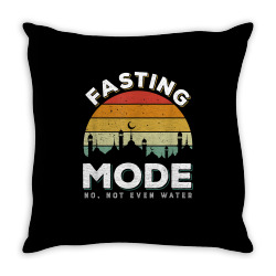 funny fasting mode on muslim ramadan 2021 not even water tee t shirt Throw Pillow | Artistshot