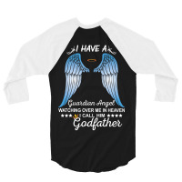 My Godfather Is My Guardian Angel 3/4 Sleeve Shirt | Artistshot