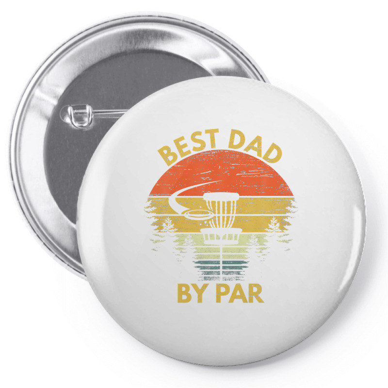 Best Dad By Par Disc Golf Lover Vintage Grandpa Father’s Day Premium Pin-back Button | Artistshot