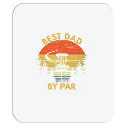 best dad by par disc golf lover vintage grandpa father’s day premium Mousepad | Artistshot