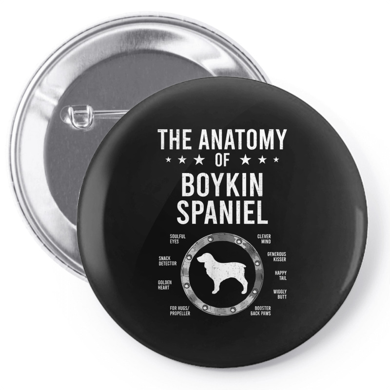 Anatomy Of Boykin Spaniel Dog Lover T Shirt Pin-back Button | Artistshot