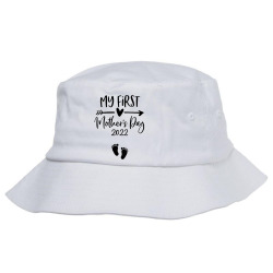womens happy mother's day 2022 mommy my first mother's day 2022 v neck Bucket Hat | Artistshot